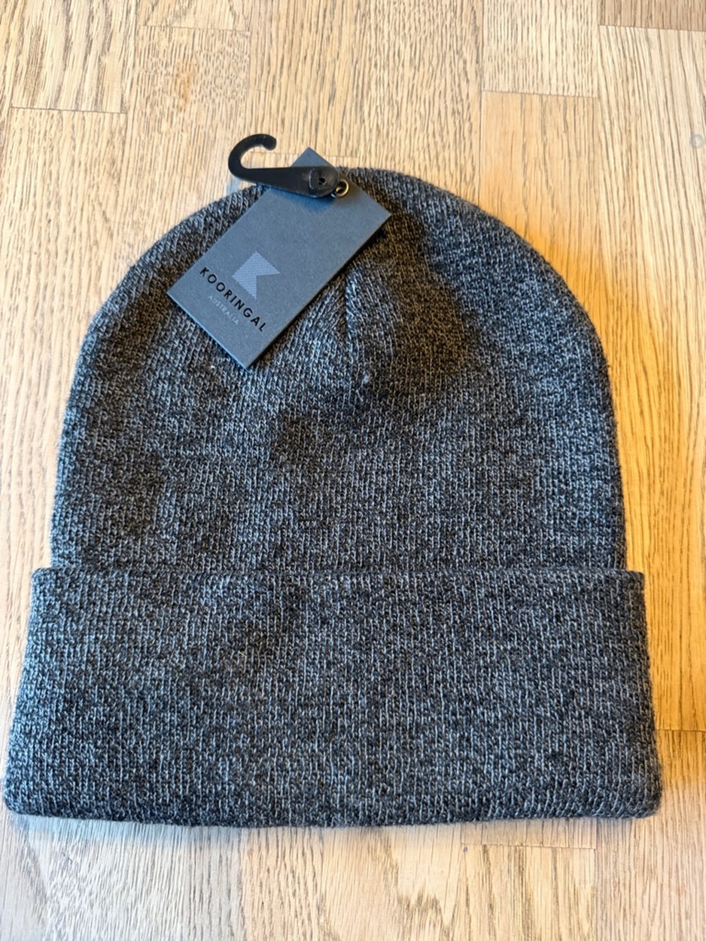 Kooringal Heather Charcoal Knit Beanie